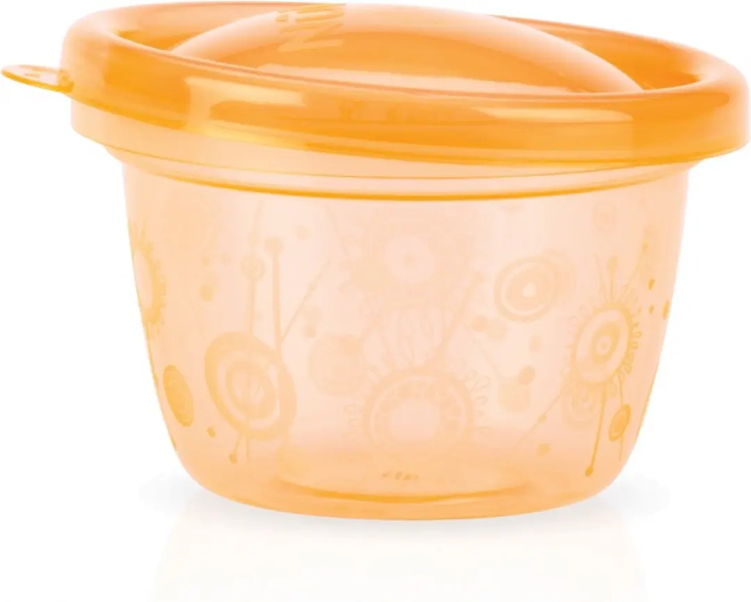 Nûby Kommetje met deksel 118ml - 6 Stuks Multi