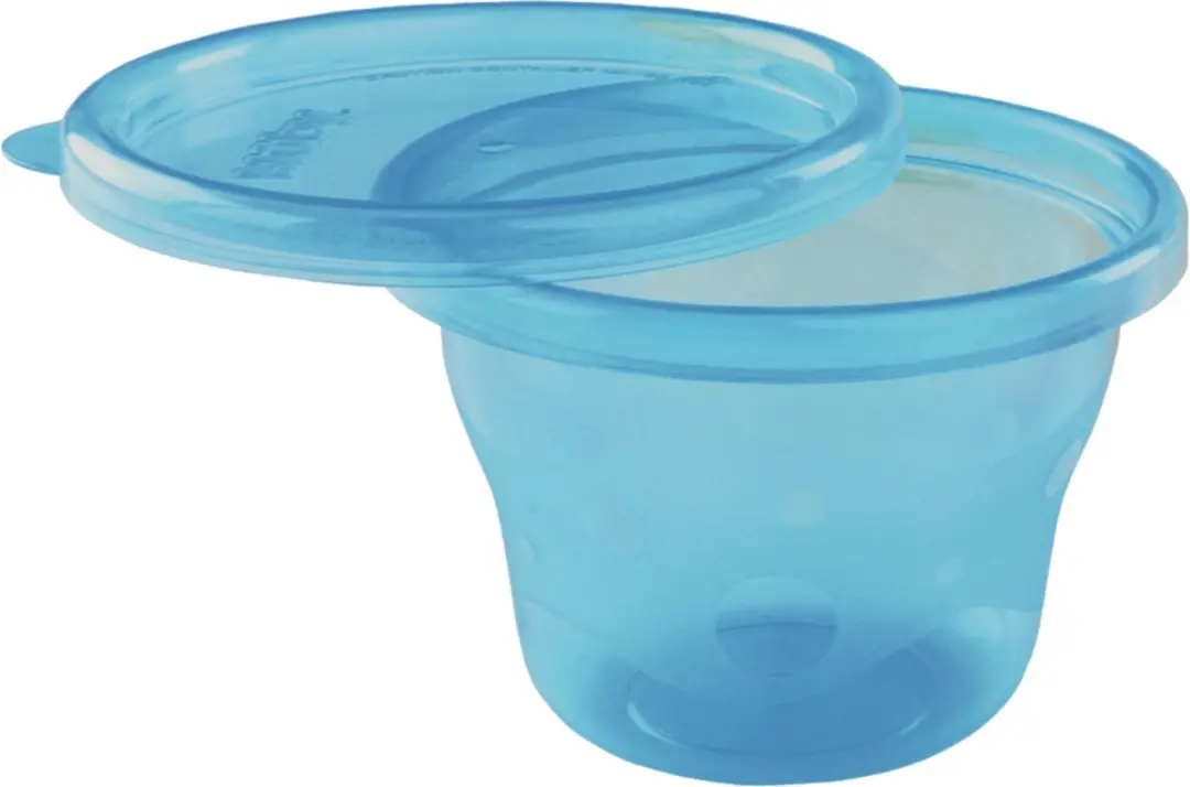 Nûby Kommetje met deksel 118ml - 6 Stuks Multi