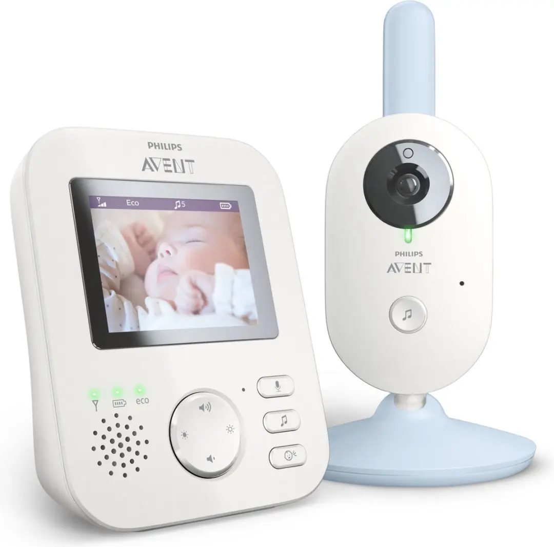 Philips Avent SCD835/26 Babyfoon - 3.4 inch Scherm - Wit/Lichtblauw