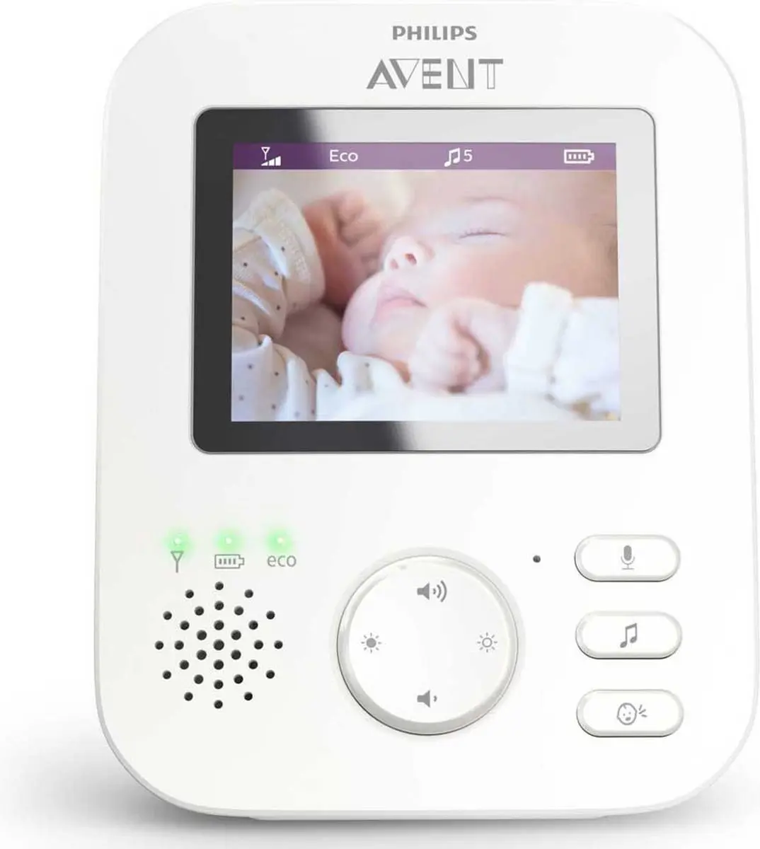 Philips Avent SCD835/26 Babyfoon - 3.4 inch Scherm - Wit/Lichtblauw
