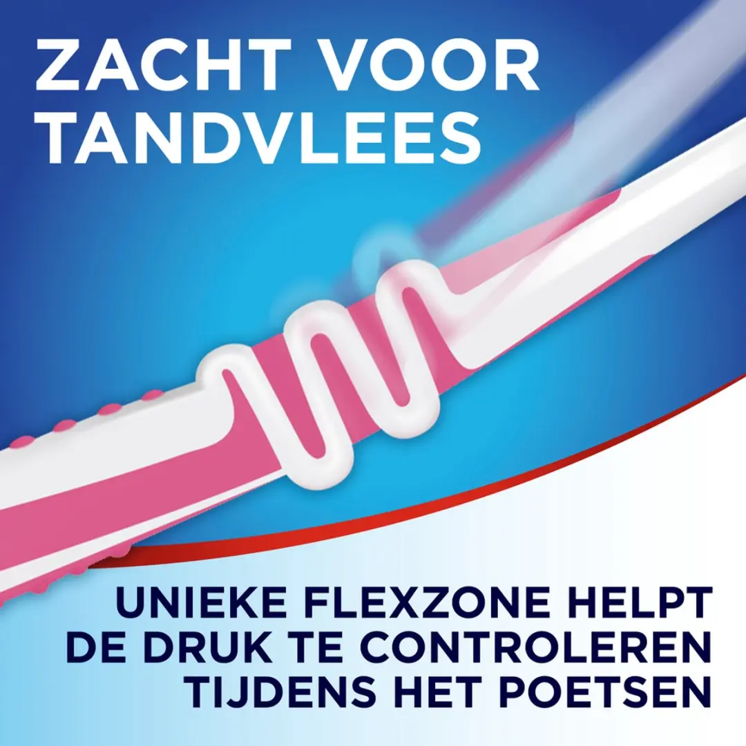 Aquafresh Clean Control Medium Tandenborstel - Lichtblauw