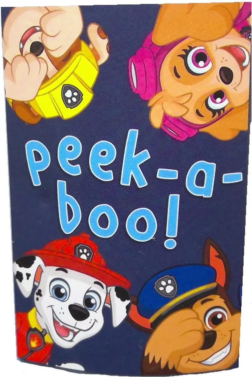 PAW Patrol Fleecedeken Peek-a-boo! 100x150cm