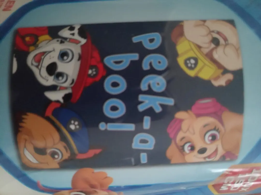 PAW Patrol Fleecedeken Peek-a-boo! 100x150cm - Rood/Blauw/Wit/Geel/Roz