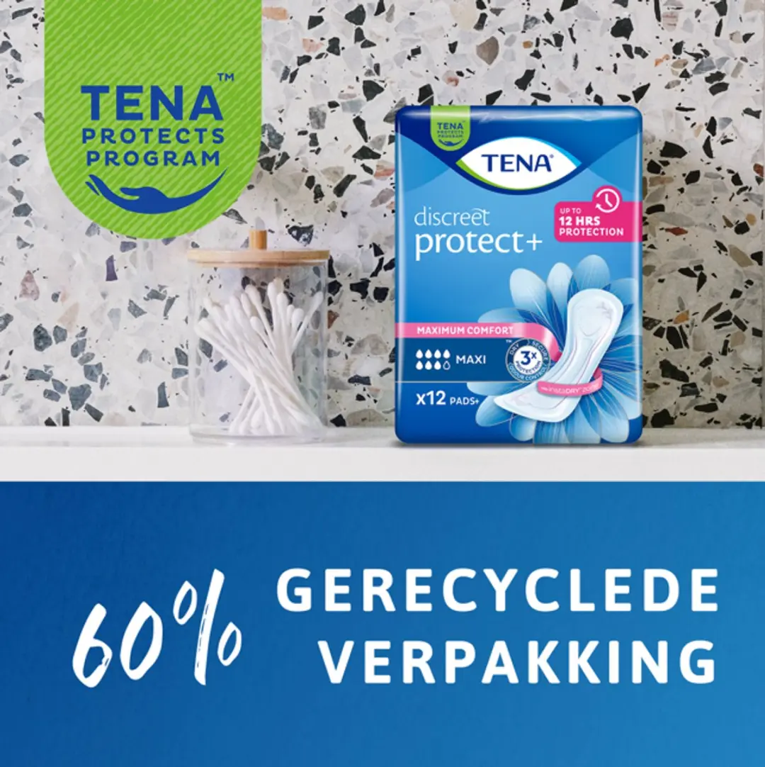 TENA Discreet Protect+ Maxi Verbanden - 48 Stuks