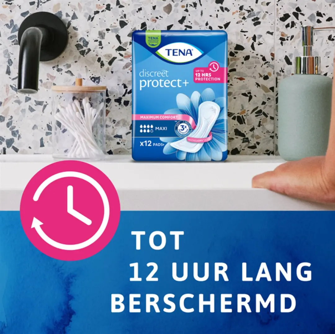 TENA Discreet Protect+ Maxi Verbanden - 48 Stuks