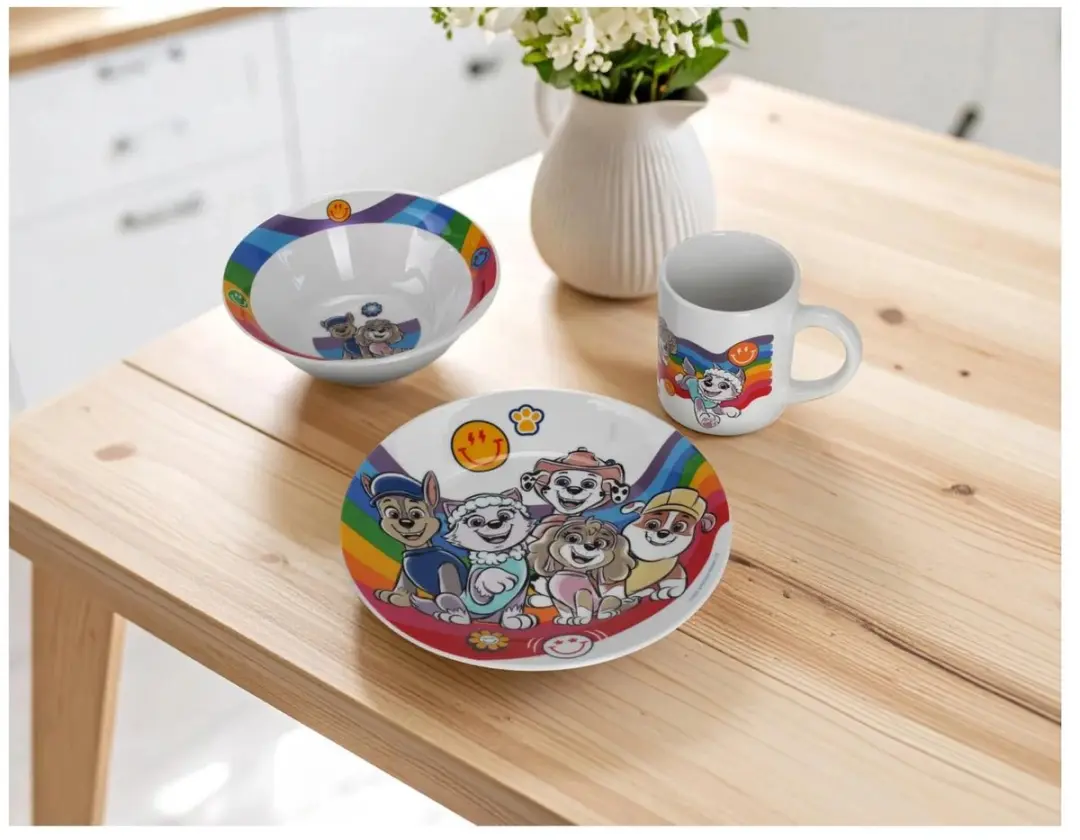 PAW Patrol Kinder Ontbijtset - 3-delig - Multi Kleur