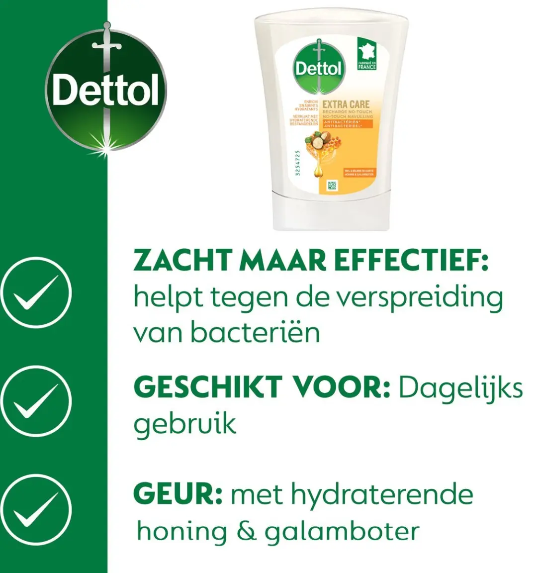 Dettol No Touch Kit Aloe Vera - 20 Stuks (4x500g)