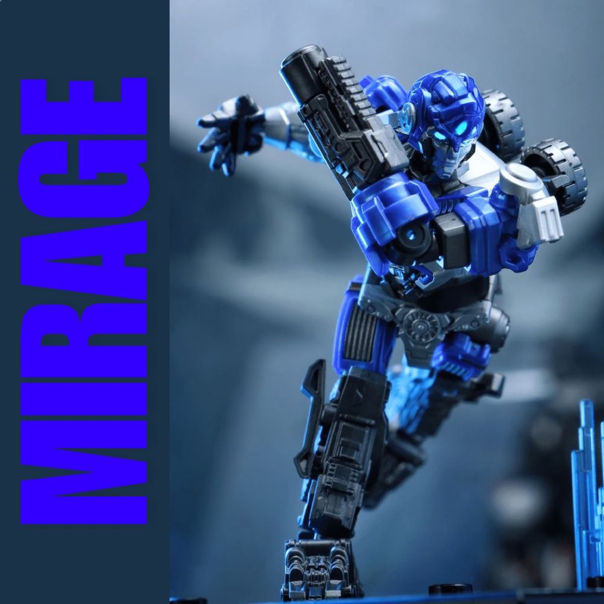 Blokees - Transformers Mirage incl. Display Box | Rise of the Beast | Auto bots modelbouw | Action figure modelkit | Speelgoed bouwpakketten voor volwassenen & kinderen | War for Cybertron