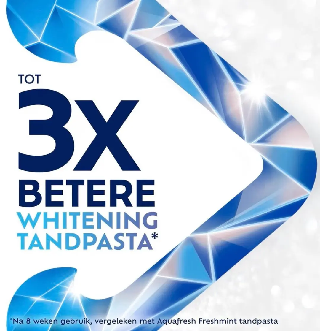 Aquafresh White Reverse Tandpasta 75ml - 6 Stuks