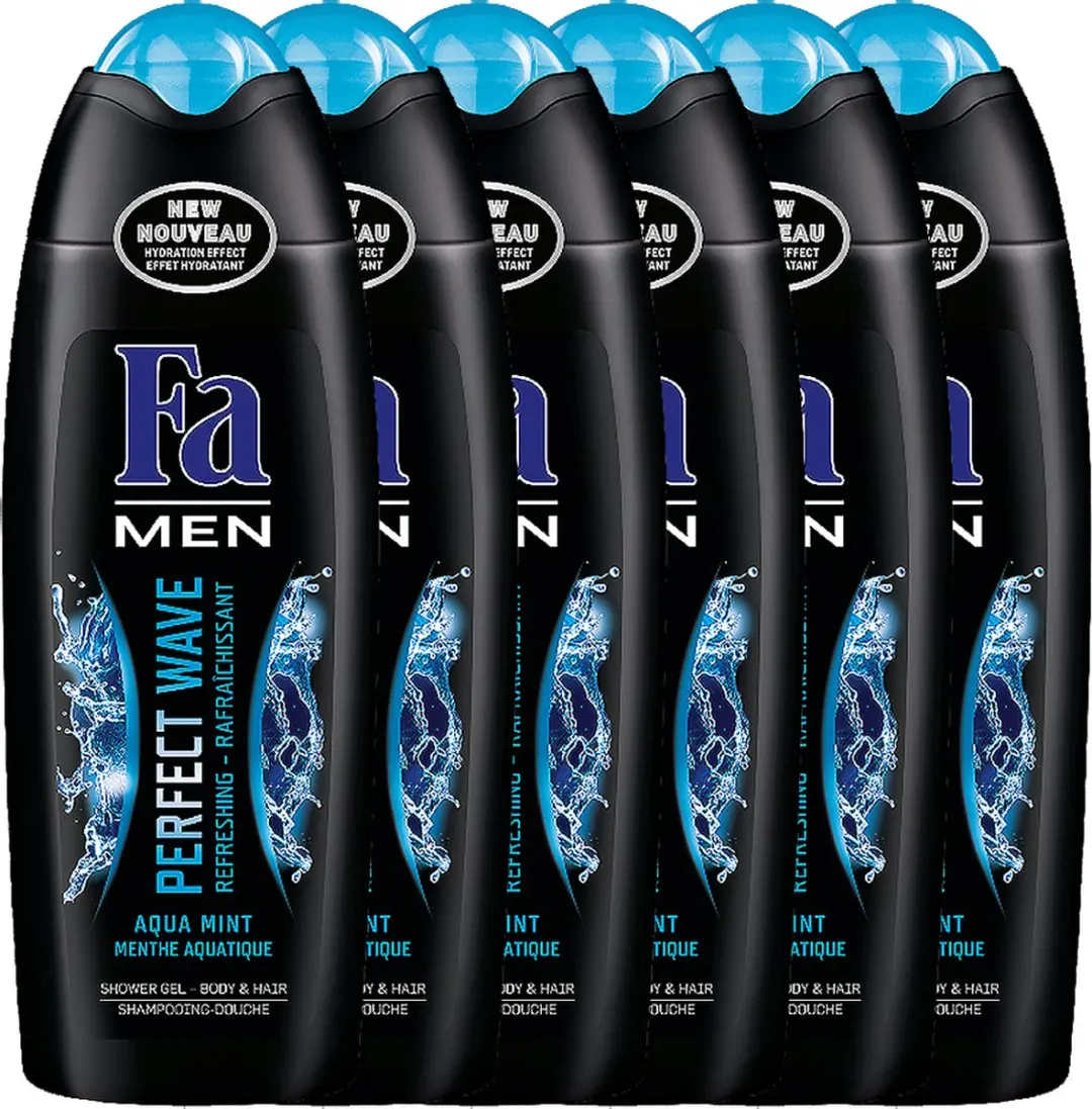 FA MEN Perfect Wave Douchegel 250ml - 6 Stuks