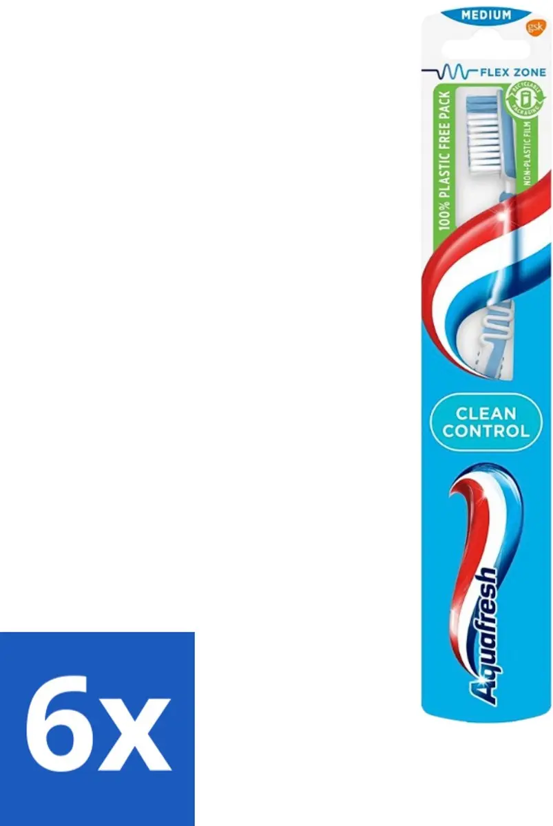 Aquafresh Clean Control Medium Tandenborstels