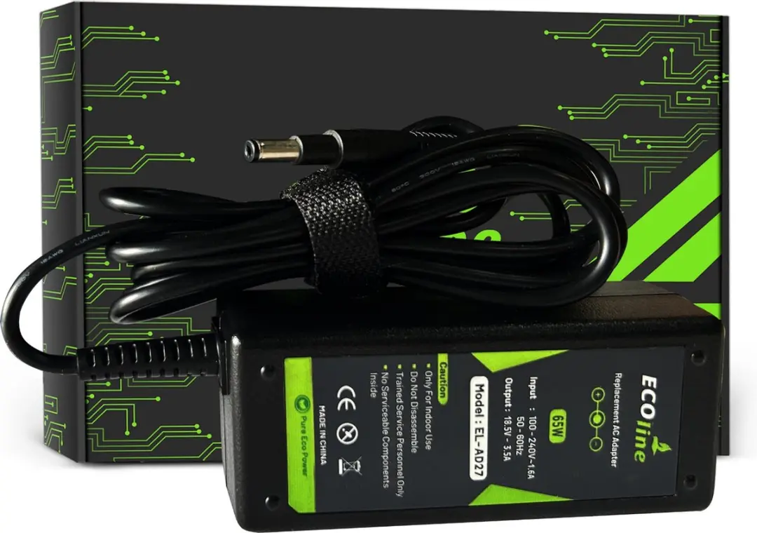 Ecoline Oplader 18.5V 3.5A 65W