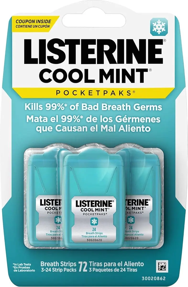 Listerine CoolMint Pocket Paks Strips