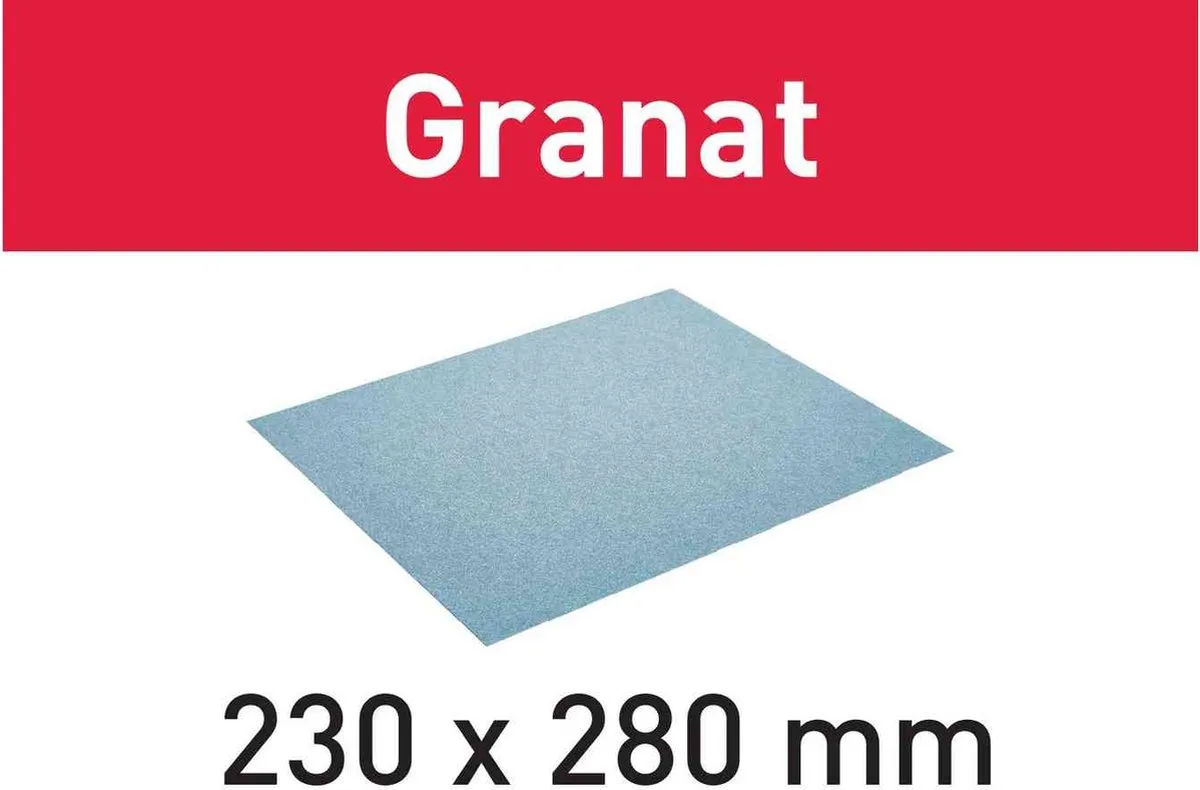 Festool Schuurpapier Granaat P320 230x280mm - 10 Stuks