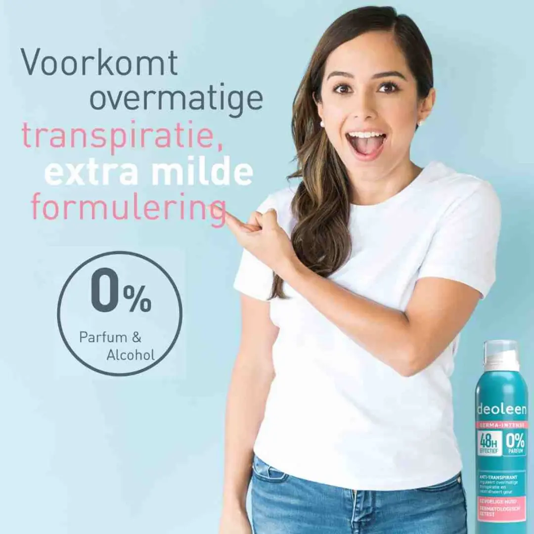 Deoleen Derma Intense Anti-transpirant Spray 150ml - afbeelding 6 van 6