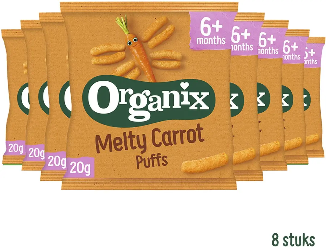 Organix Wortel Knabbels 6+