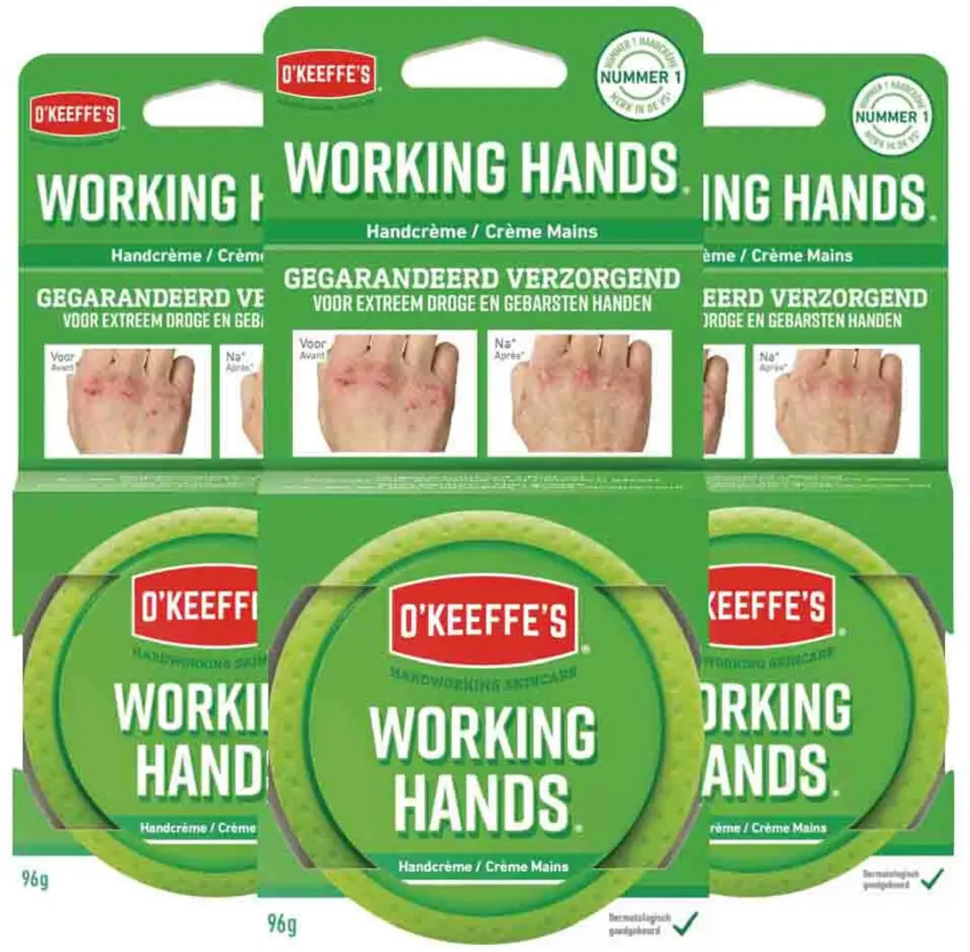 O'Keeffe's Working Hands Handcrème - 288g (3x96g)