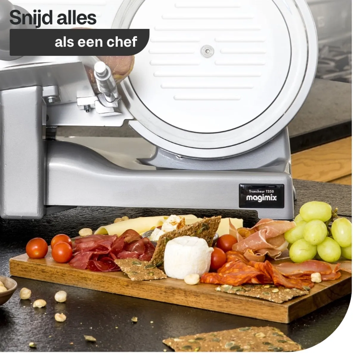 Magimix Snijmachine Pro T250 140W - RVS - chroom