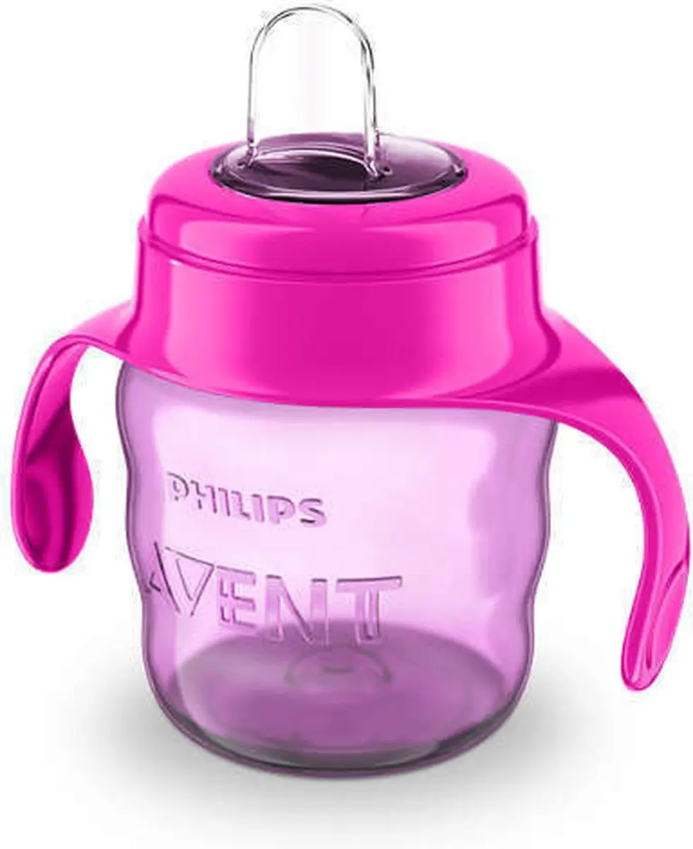 Philips Avent Beker met mondstuk 200ml - Roze