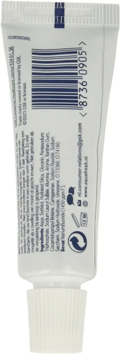 Aquafresh White Mini Tandpasta 15ml