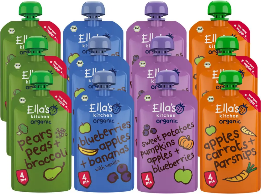Ella’s Kitchen Mix Knijpzakjes 12 Stuks - 1440g