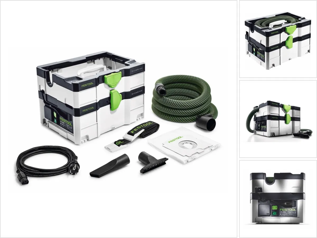 Festool CTL SYS Stofzuiger 1000W - 4,5L - MPN 575279 - afbeelding 6 van 6