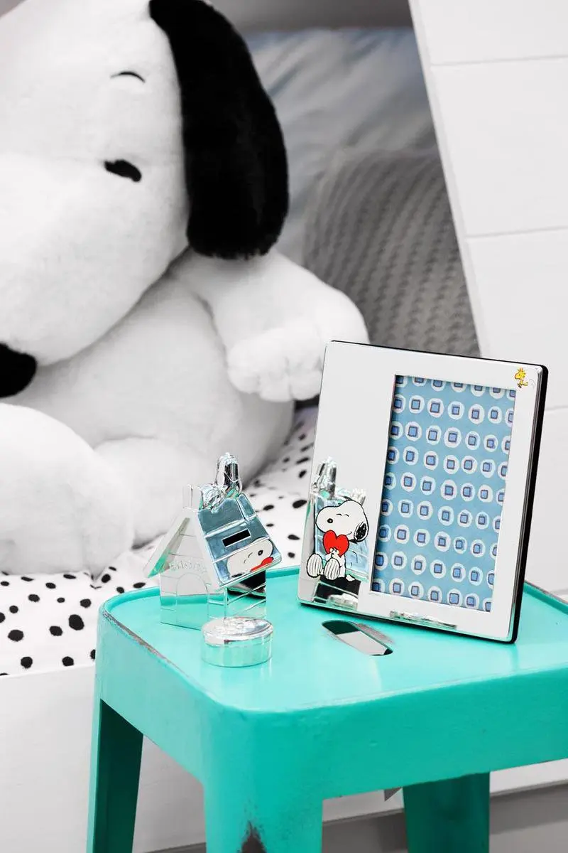 Zilverstad Tanden- en Haarlokdoosje Snoopy - Zilver