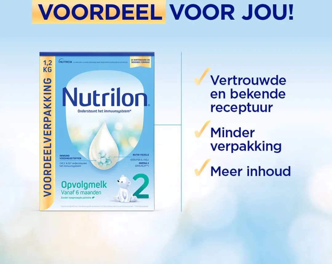 Nutrilon 2 Opvolgmelk 6+ Maanden - 1,2 kg