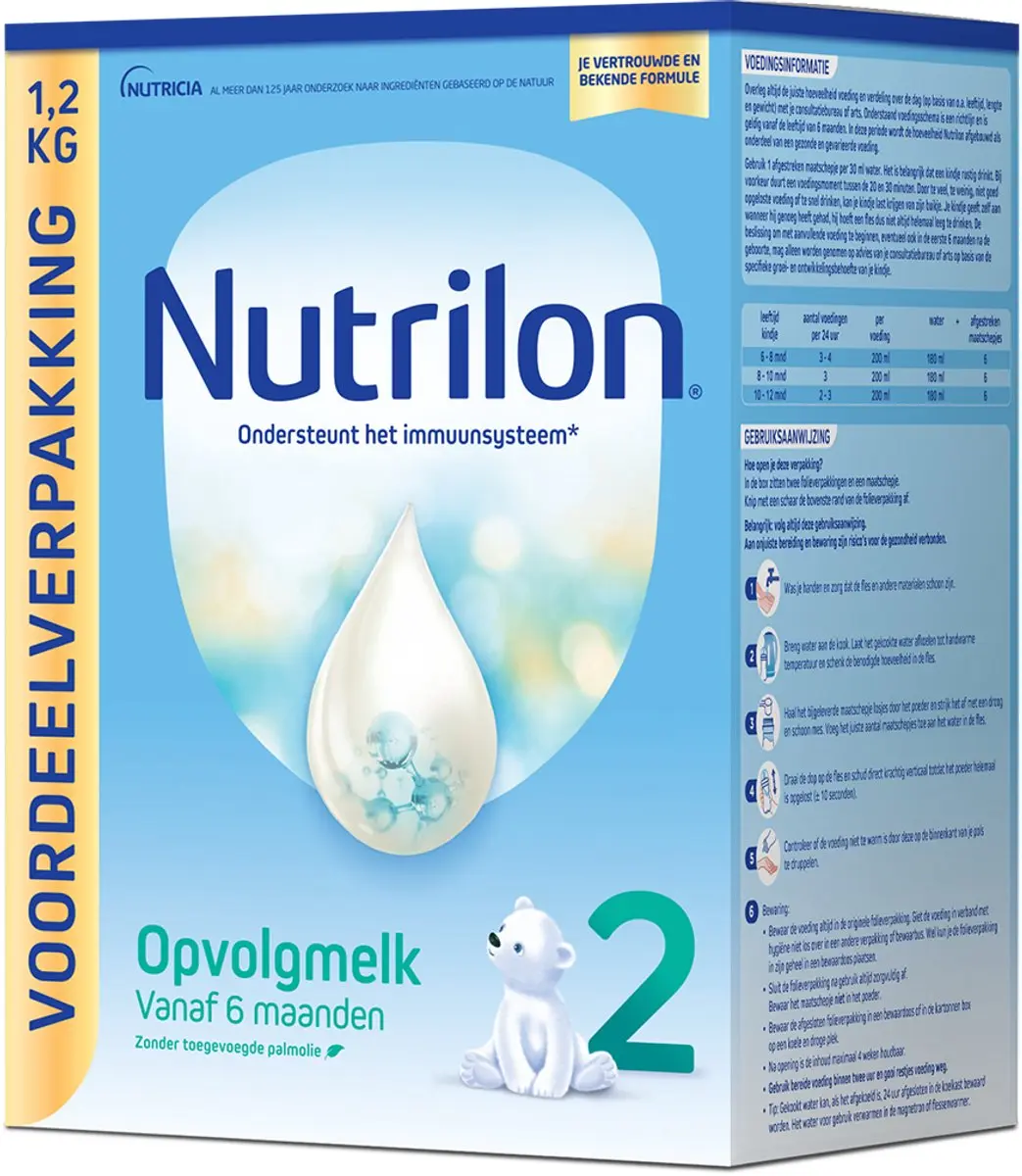 Nutrilon 2 Opvolgmelk 6+ Maanden - 1,2 kg