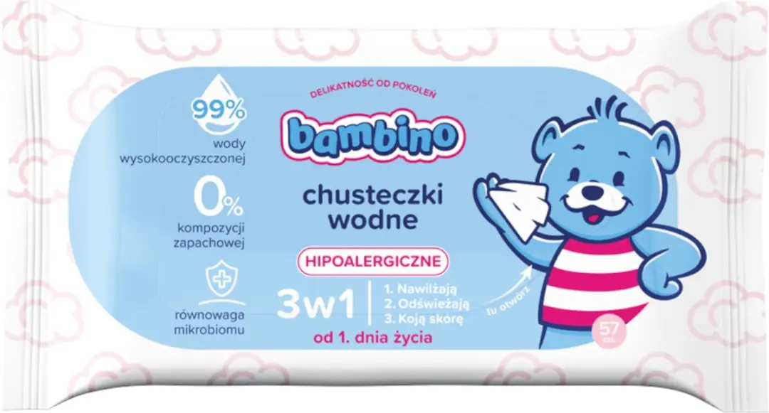 Bambino Waterdoekjes 3-in-1