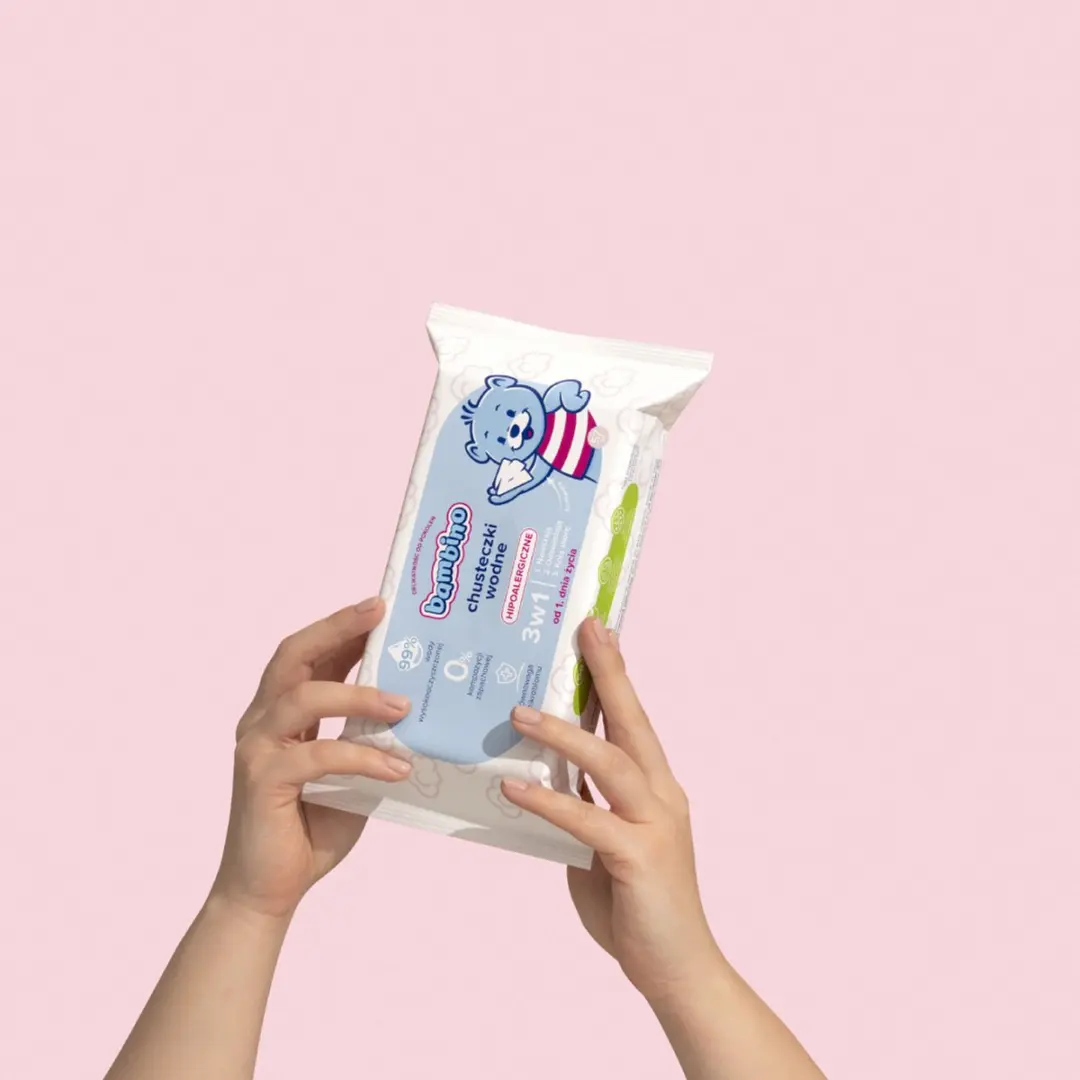 Bambino Waterdoekjes 3-in-1 - 57 Stuks