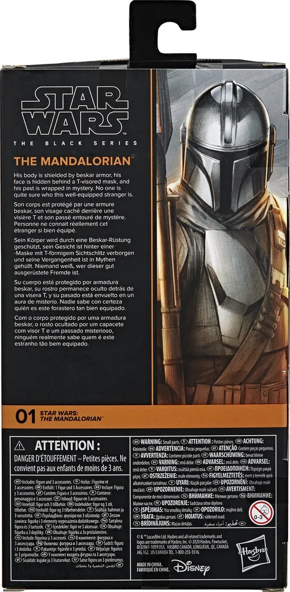 Hasbro Star Wars The Black Series Beskar Armor Mandalorian - HSBE93585L0 - Bonte kleuren