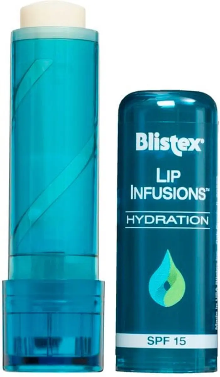 Blistex Lip Infusion Hydration Lipbalsem - 6x 3.7g Blauw