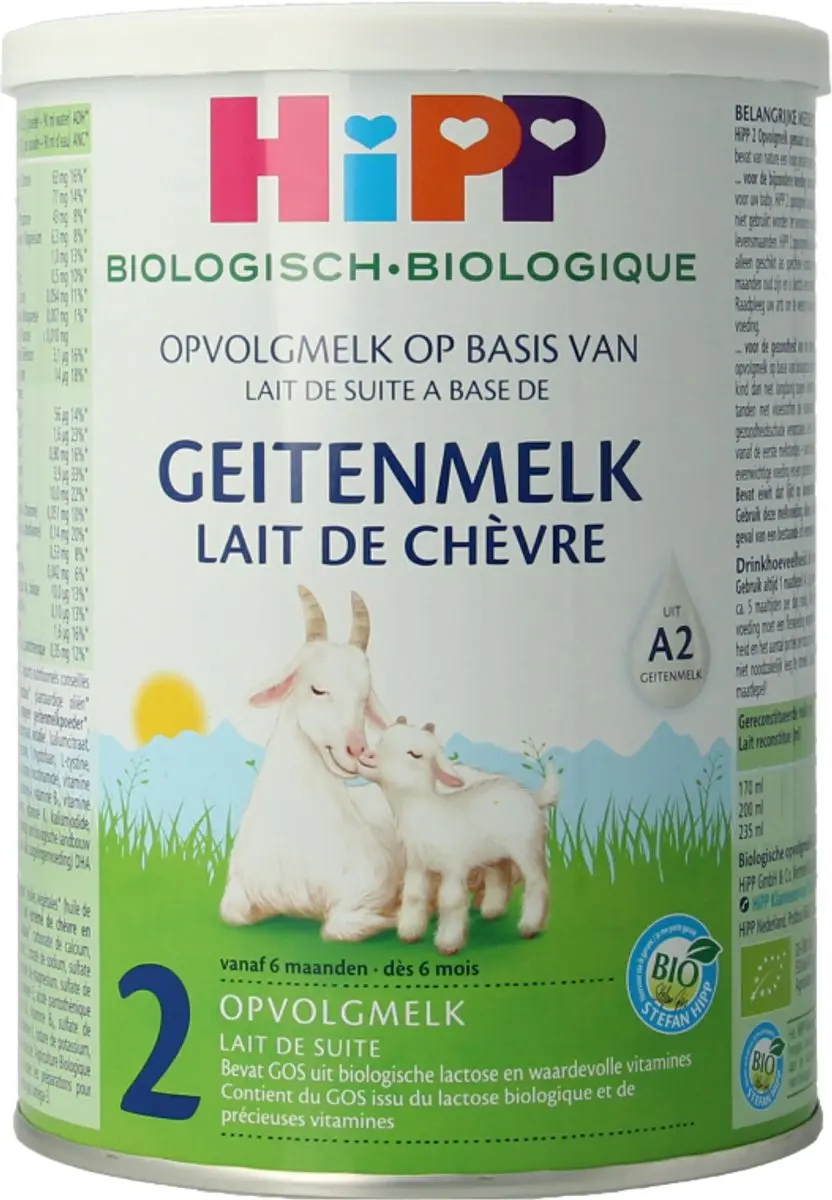HiPP Opvolgmelk 2 Bio Geitenmelk 400g