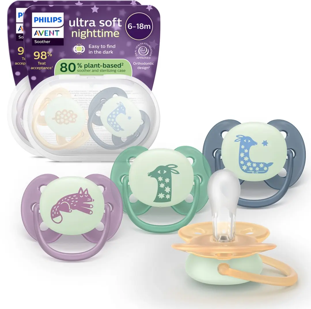 Philips Avent Ultra Soft Glow-in-the-dark Fopspeen