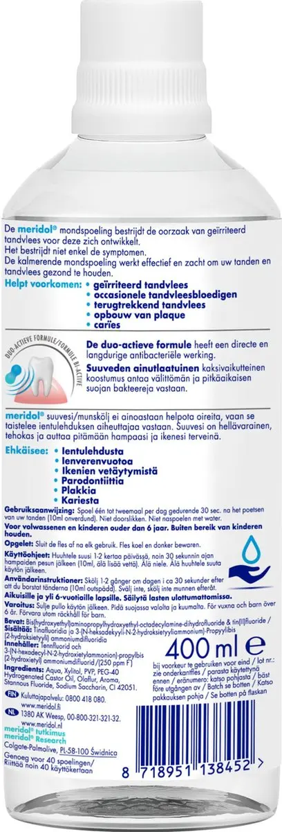 Meridol Mondwater Tandvlees 2x400ml