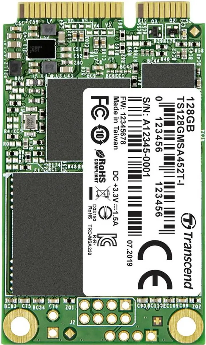 Transcend MSA452T-I 128GB mSATA SSD