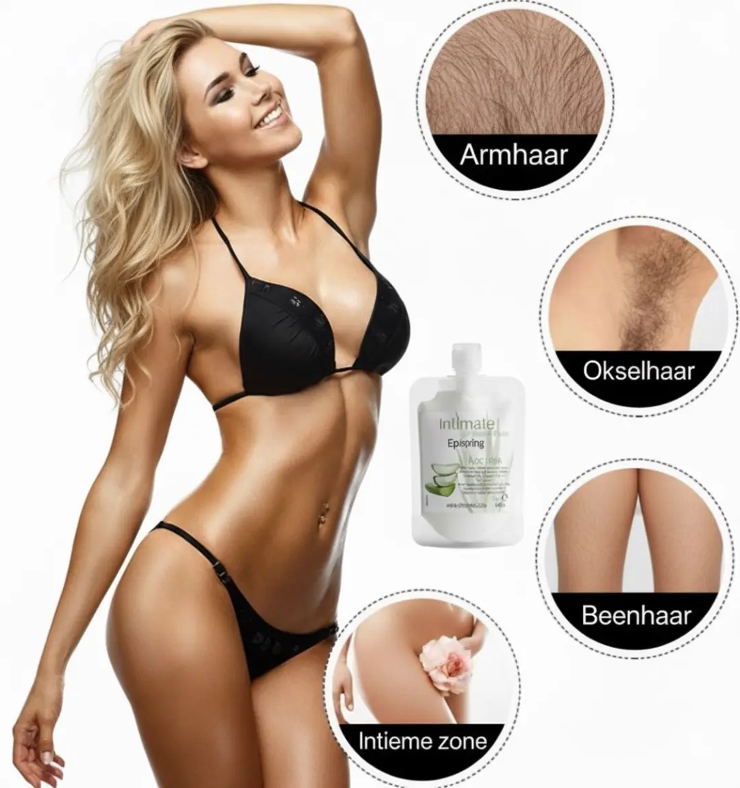 Epispring Ontharingscreme Intiem 100ml - Aloe Vera