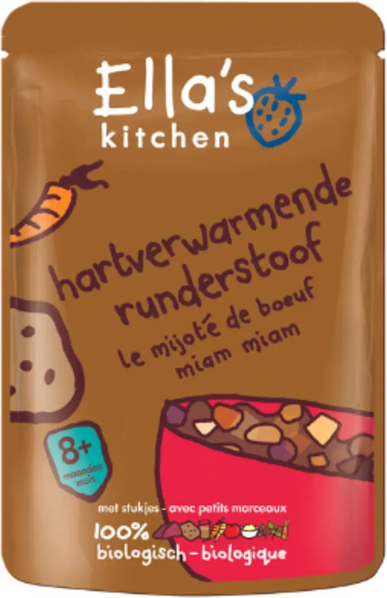 Ella’s Kitchen Hartverwarmende Runderstoof 8+ 190g - 7x