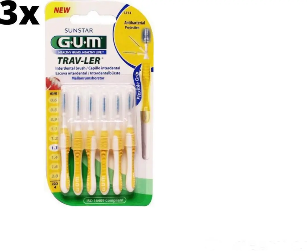 Gum Travler Ragers 1.3mm Geel