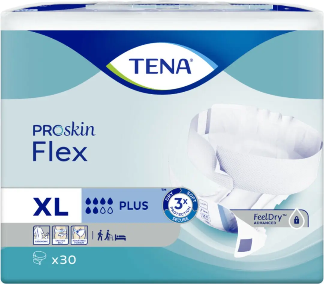 TENA Flex Plus Extra Large Incontinentie Luiers - 30 Stuks