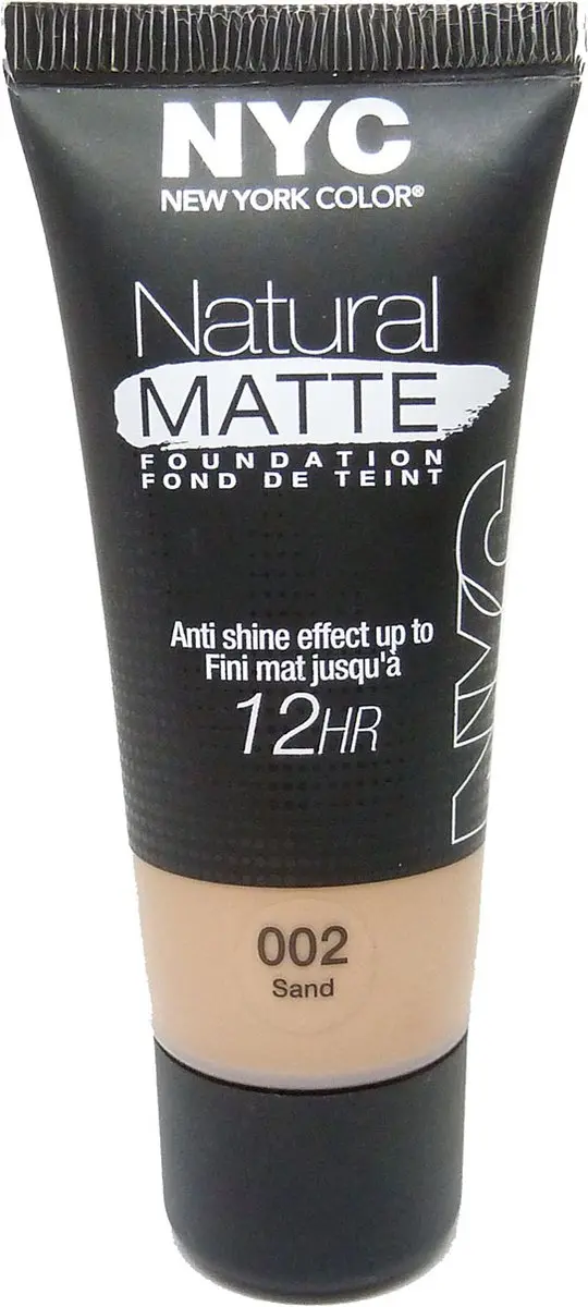 NYC Natural Matte Foundation 002 Sand