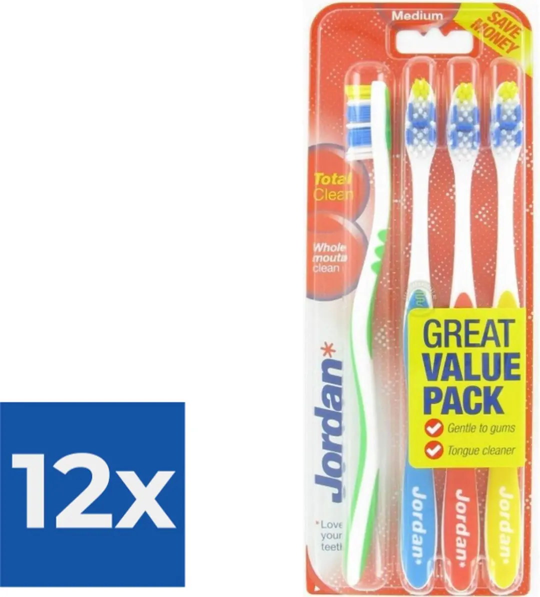 Jordan Total Clean Tandenborstels Medium