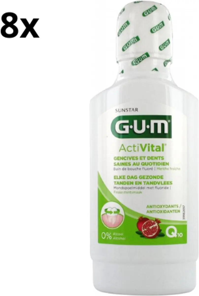 Gum ActiVital Mondspoelmiddel 300ml - 24 Stuks