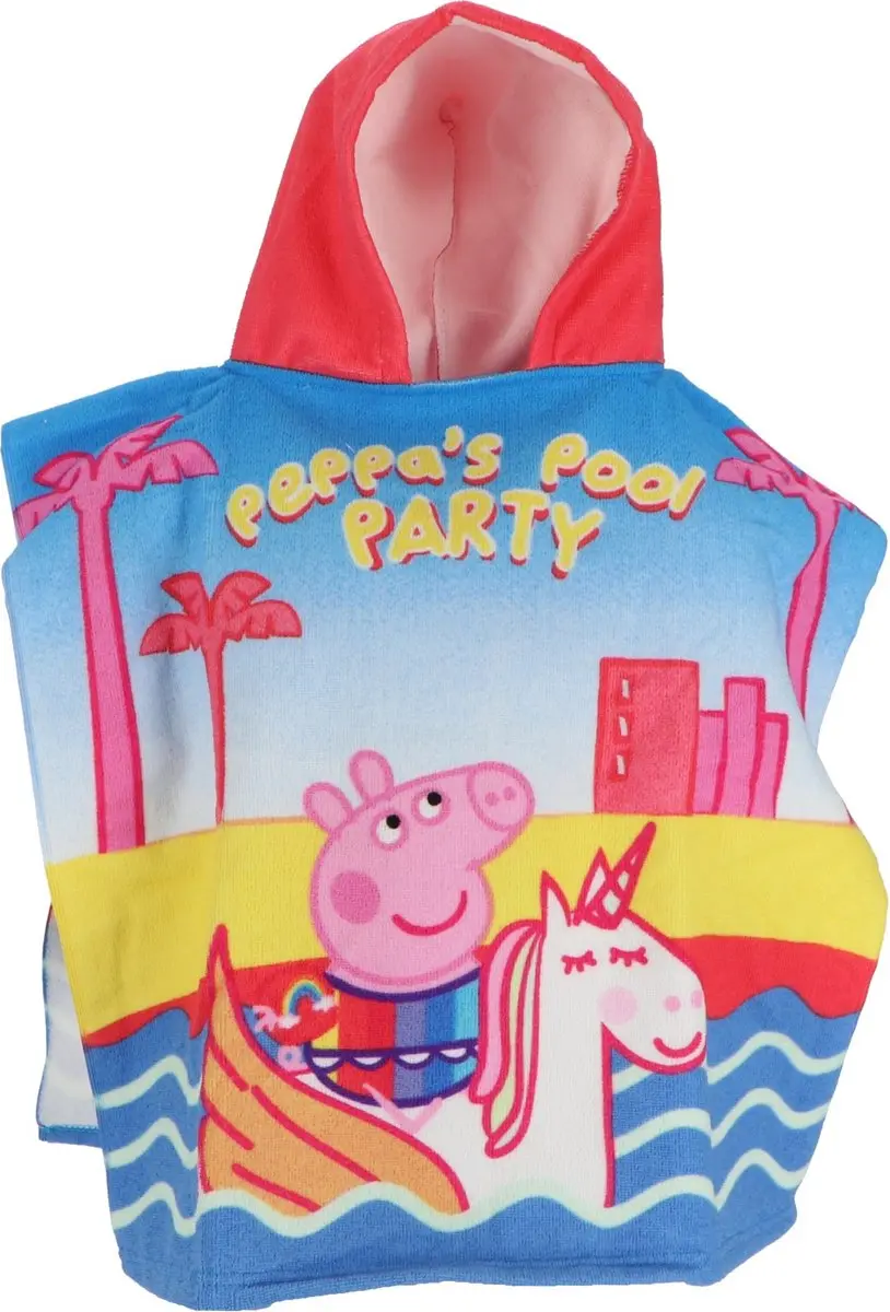 Peppa Pig poncho