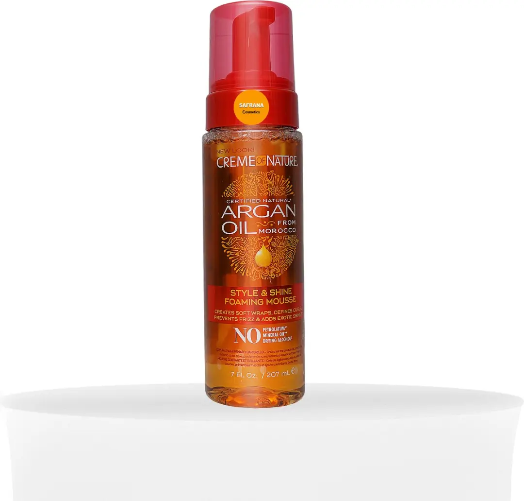 Creme of Nature Argan Oil Style & Shine Foaming Mousse 207ml
