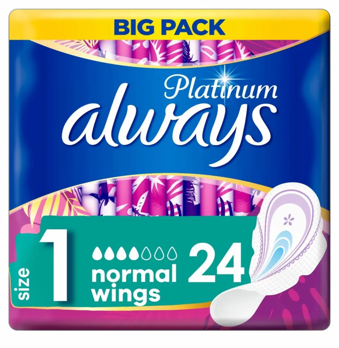 Always Platinum Maandverband Maat 1 - 24 Stuks