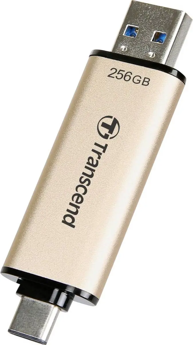 Transcend JetFlash 930C USB-stick 256GB - Goud
