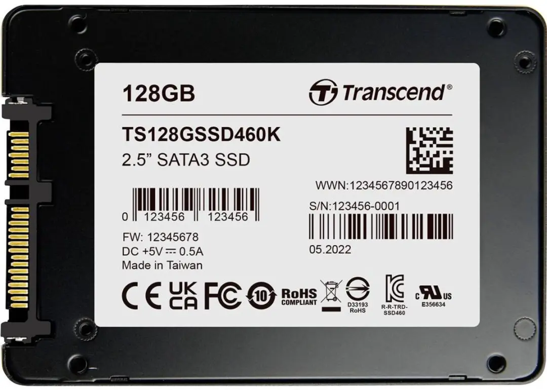 Transcend TS128GSSD460K-VS1 mSATA SSD 128GB