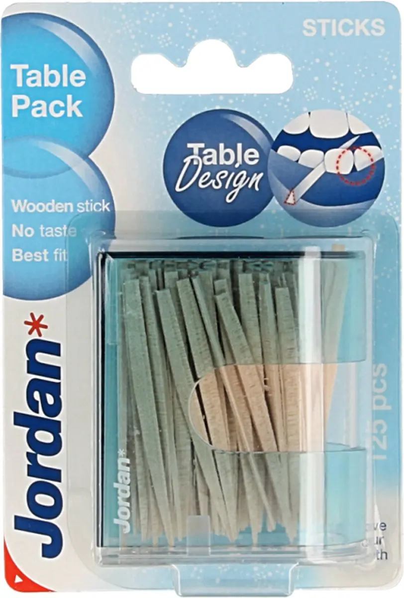 Jordan Tafeldispenser Hout - 125 Stuks